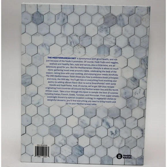 THE MEDITERRANEAN TABLE Cookbook WW Weight Watchers  2021 TPB Full Color Recipes - Picture 2 of 9